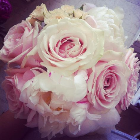 Bouquet with peonies