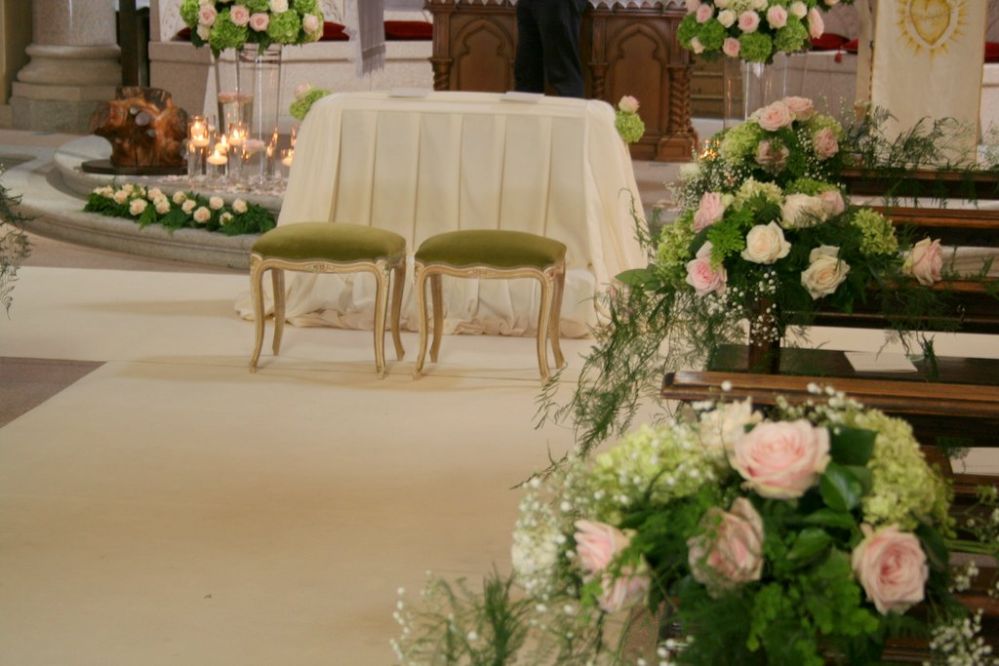 Flower arrangement, Church of Carciano - Giuseppina Comoli