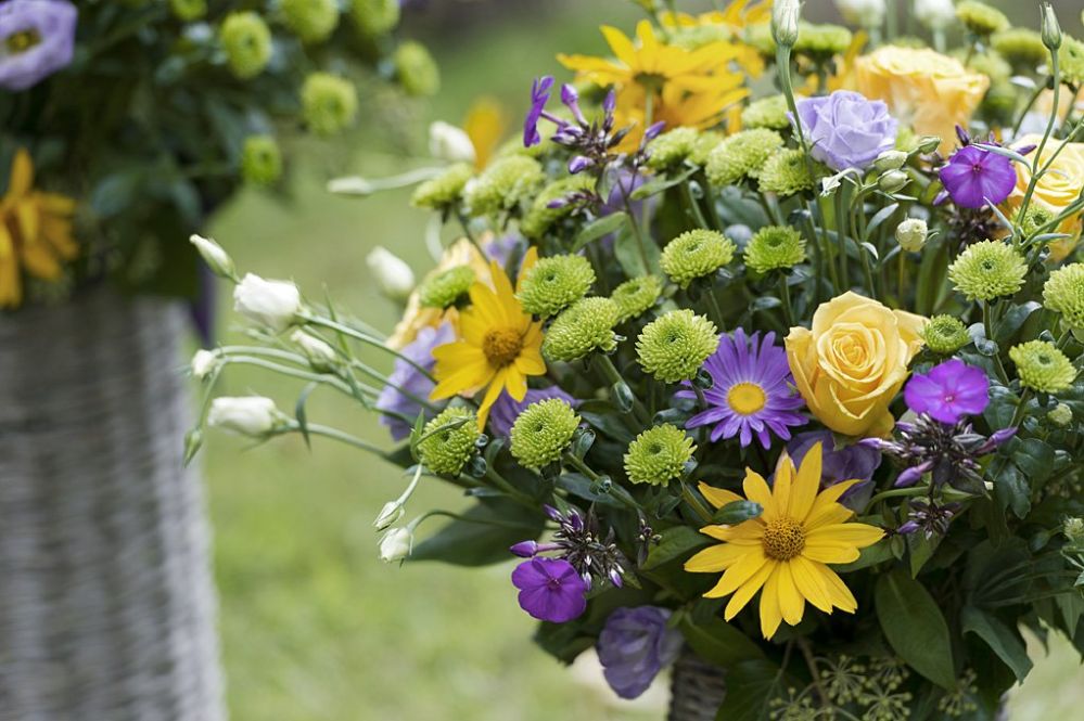 Composition of wild flowers, Giuseppina Comoli