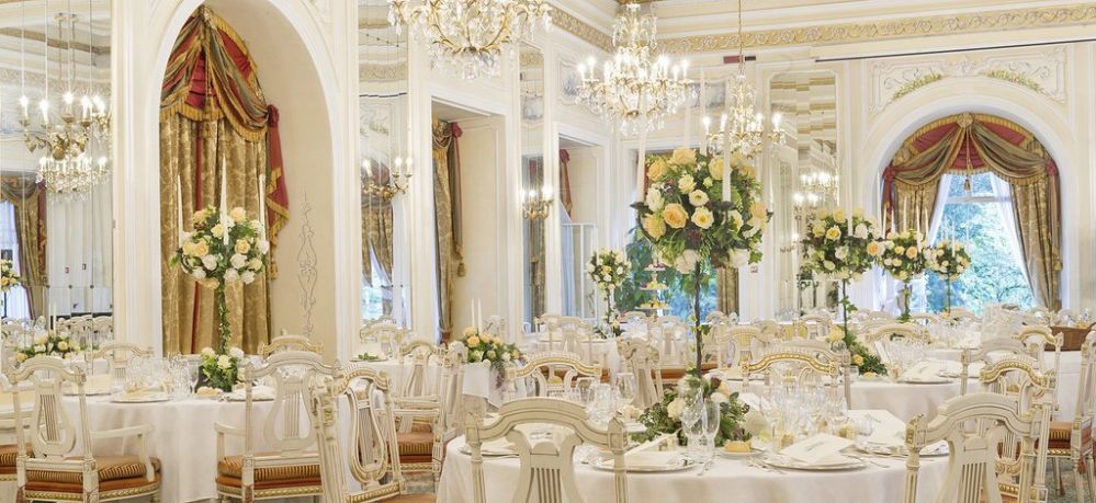 Candelabra at Grand Hotel Des Iles Borromees, Stresa