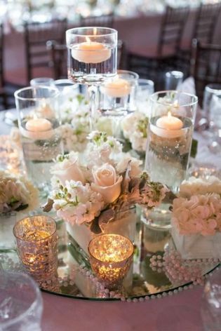 Centerpieces at Isola dei Pescatori by Giuseppina Comoli