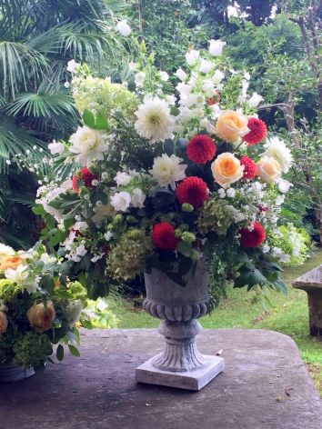 Fiori per matrimonio in giardino