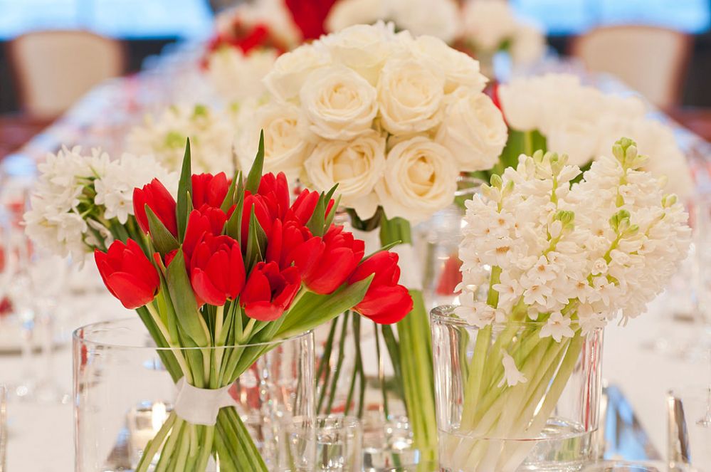 Table centerpiece for a reception on Lake Maggiore by Giuseppina Comoli